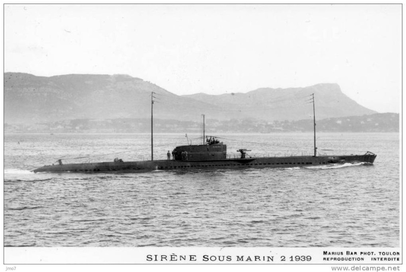 Les sous-marins de 2e classe en 1939 Sirene10