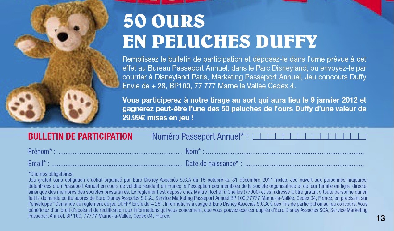 Duffy l'ourson arrive a Disneyland Paris  - Page 8 Bullet10