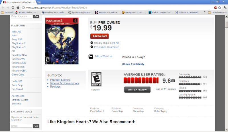 So gamestop makes Kingdom hearts eh? Wtf10