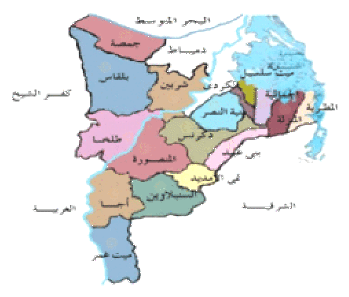 مراكز وقرى محافظة الدقهلية 724610