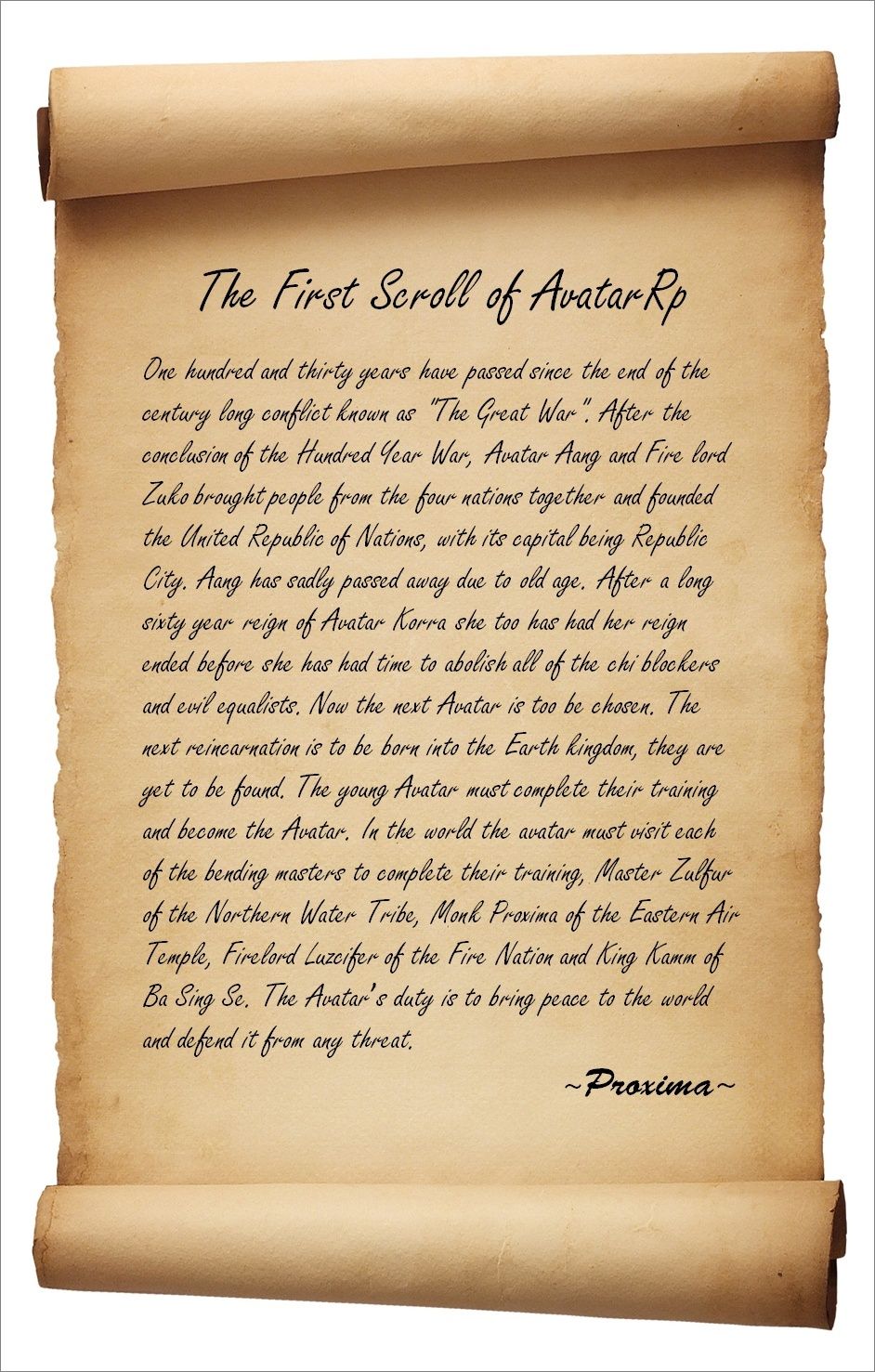 The First Scroll of AvatarRp Pictur12