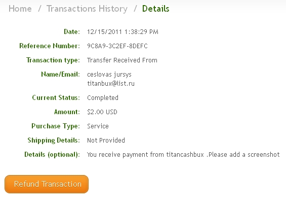 My 4th payment Titan411