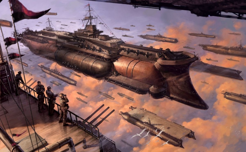 Steampunk Ships Rahmos10