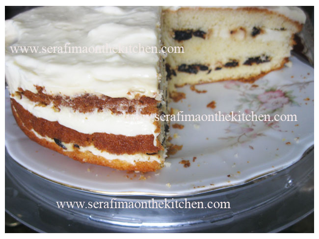 Вкусный торт  с черносливом и заварным кремом Pictu152
