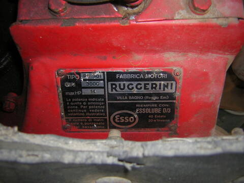 Motore Ruggerini RD 901 14 hp diesel