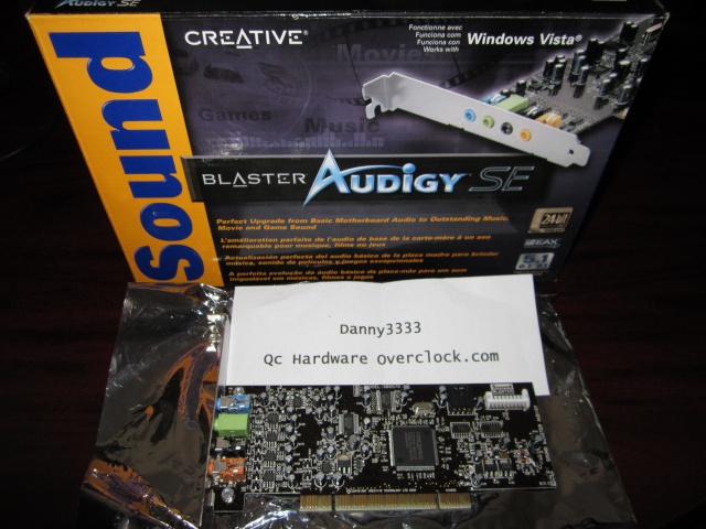FS- Creative Sound Blaster Audigy SE PCI Sound Card Img_0722