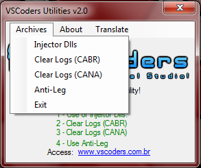 VSCoders - Utilities v2.0 (NOVO) Menu210