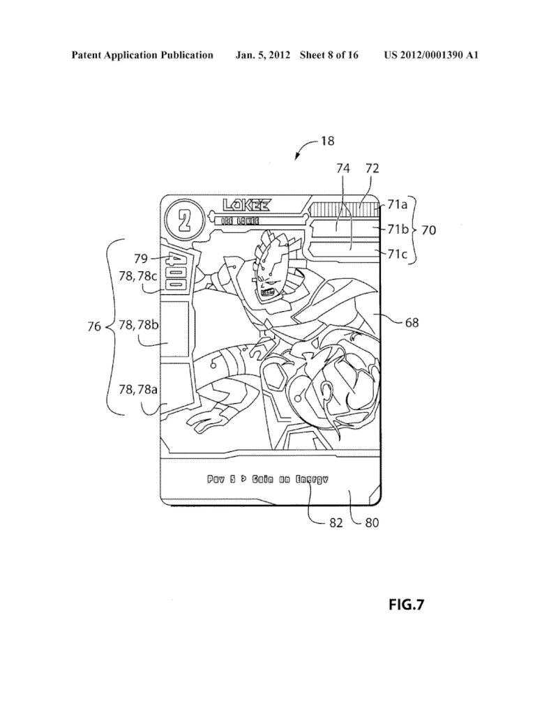 Redakai: Patent 20120011