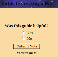 Guide to Creating a Poll Addapo12