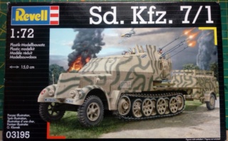 Sd.Kfz 7/1 + 4 x 20 mm . Flak 38 -- Revell -- 1/72 18-10-10