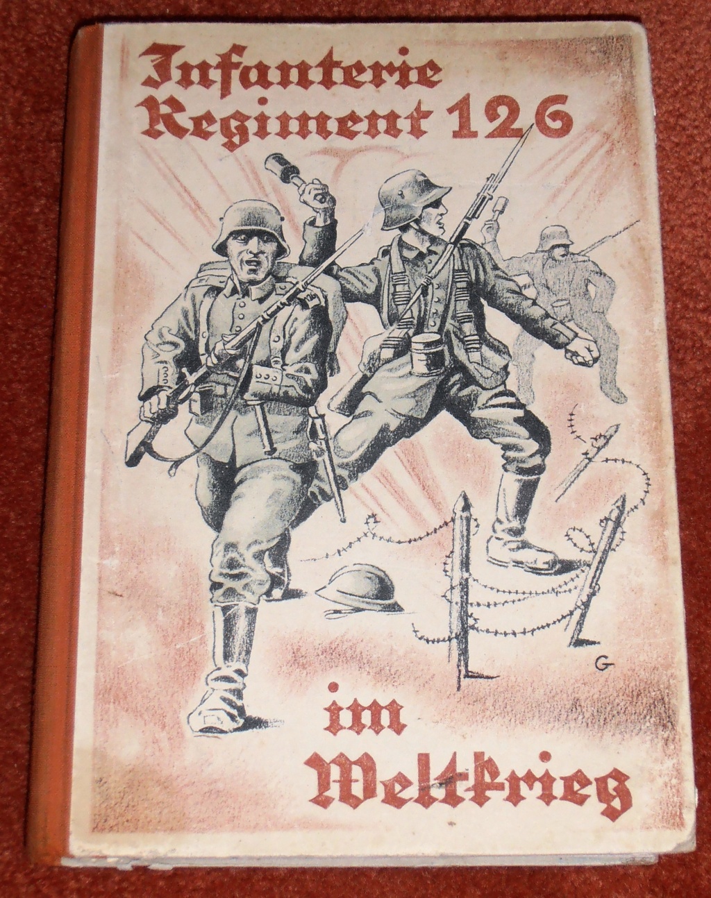 (E) historique régiment allemand - infanterie - regiment 126 --vendu -- Pb170511