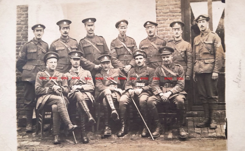 Officers, NCO's Rifle Brigade, Hersin (near Béthune).  20230450