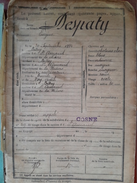 Un homme du 285eme, disparu à Angres, 16 juin 1915. 20240420