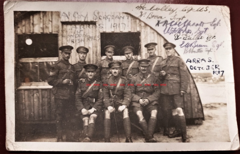 A Coy sergeants, Arras 1917. Img_2180
