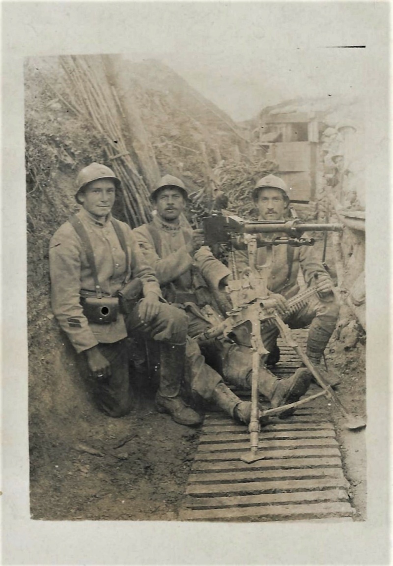 (P) Photo, servants mitrailleuse St-Etienne, 1916. Photo139