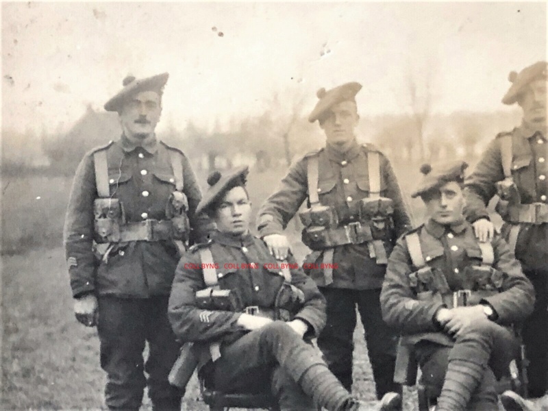 Scottish regiment Lewis Gun not kilted. S-l16305