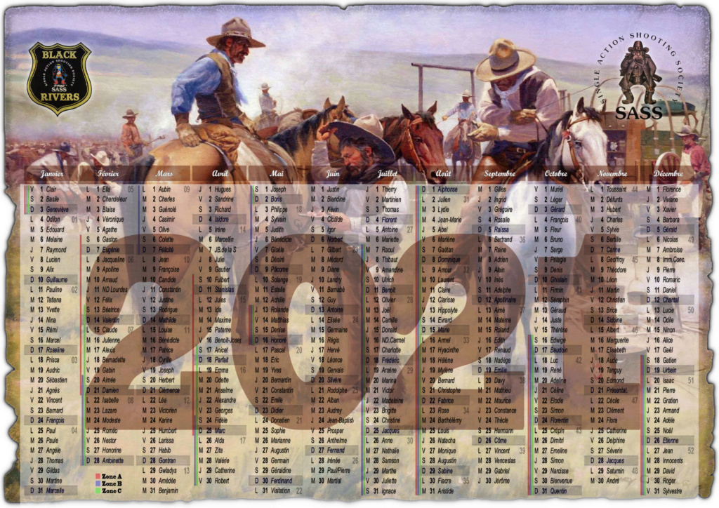 cowboy calendar