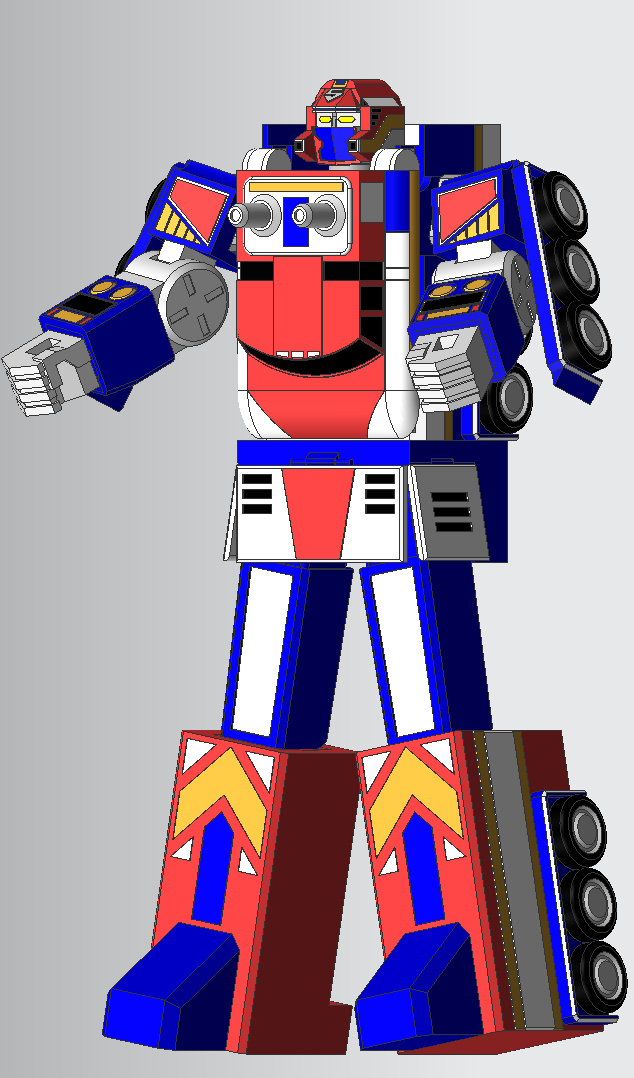 3D Custom : Hikari Sentai Maskman (V1) Gr11