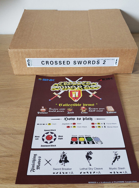 Crossed Sword 2 Perfect Edition MVS 20220512