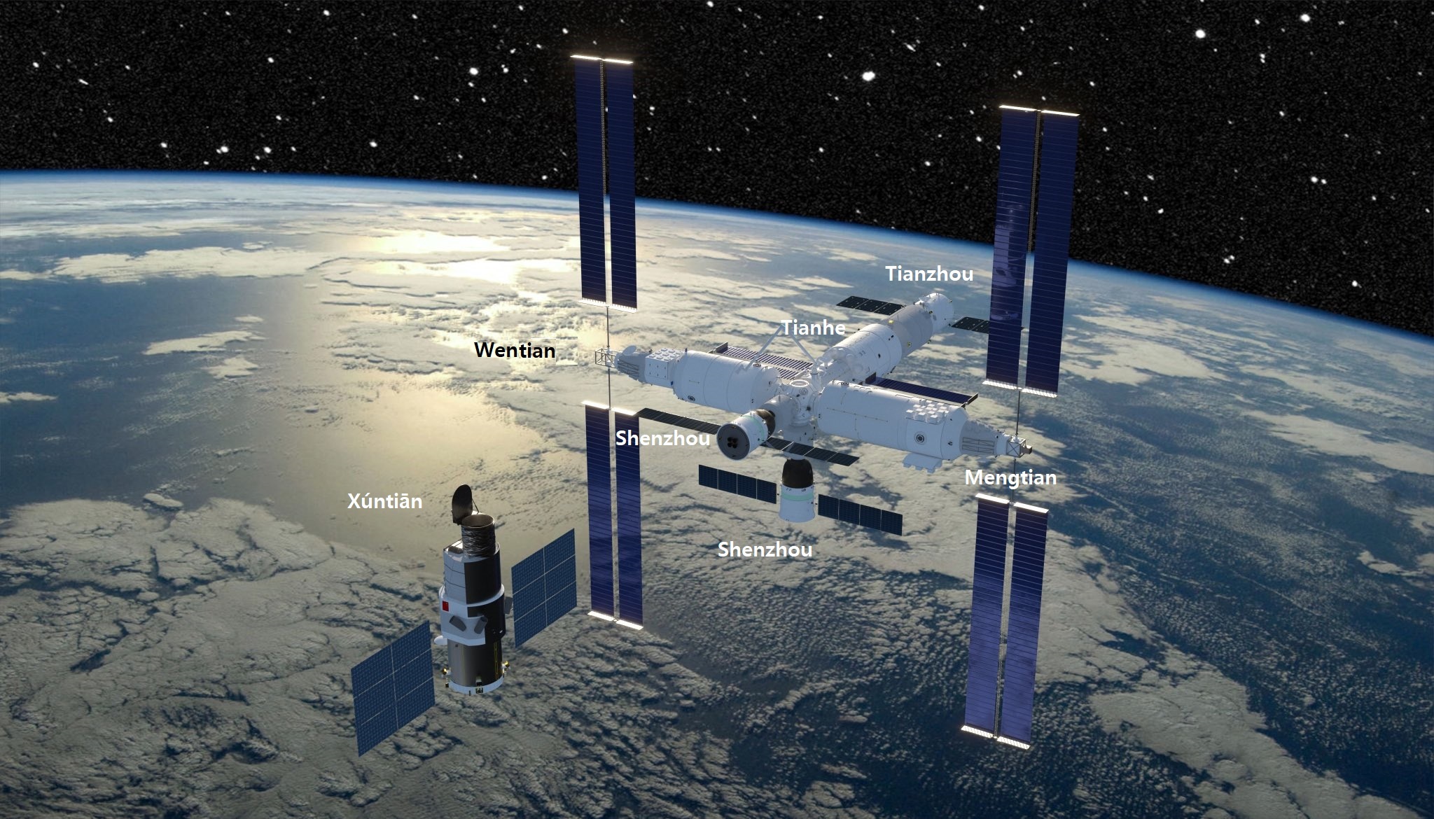 La station spatiale chinoise CSS (Mémo) 12338
