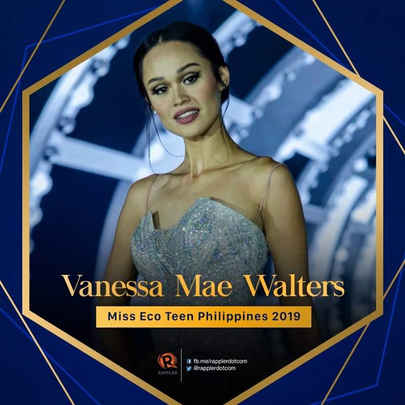 Miss Eco Teen International Philippines 2019: Vanessa Mae Walters Fb_10619