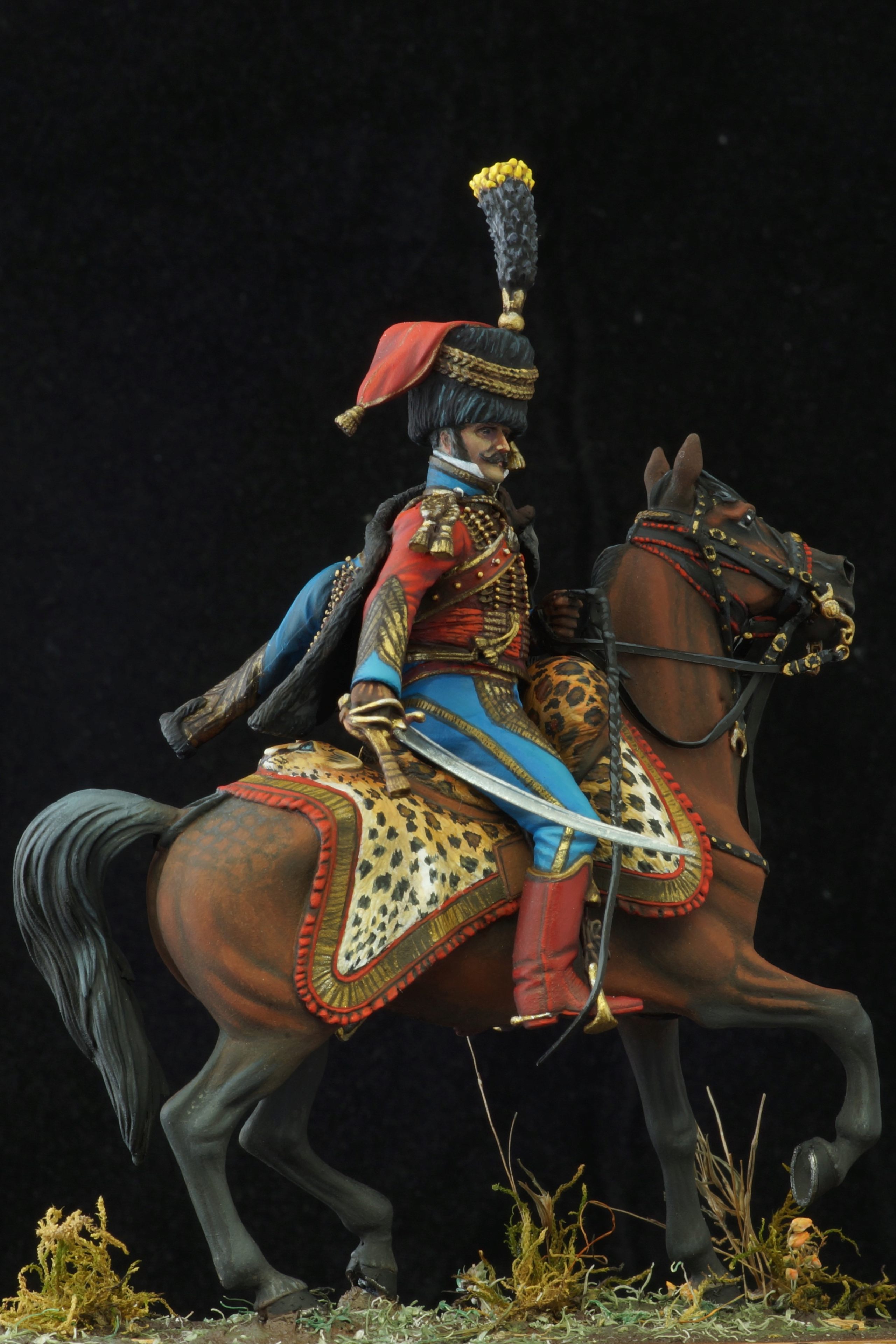 Colonel de hussards 1809, Metal Modeles H_1_a11