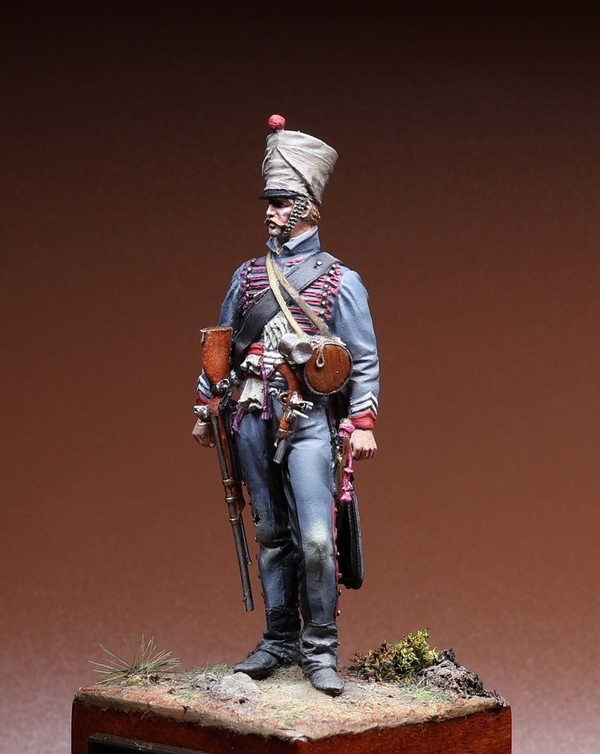 Brigadier 3ème Hussard Campagne d'Espagne 1808 - 1813 - Romeo Models 54mm Img_0336