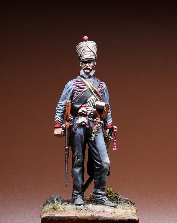 Brigadier 3ème Hussard Campagne d'Espagne 1808 - 1813 - Romeo Models 54mm Img_0343