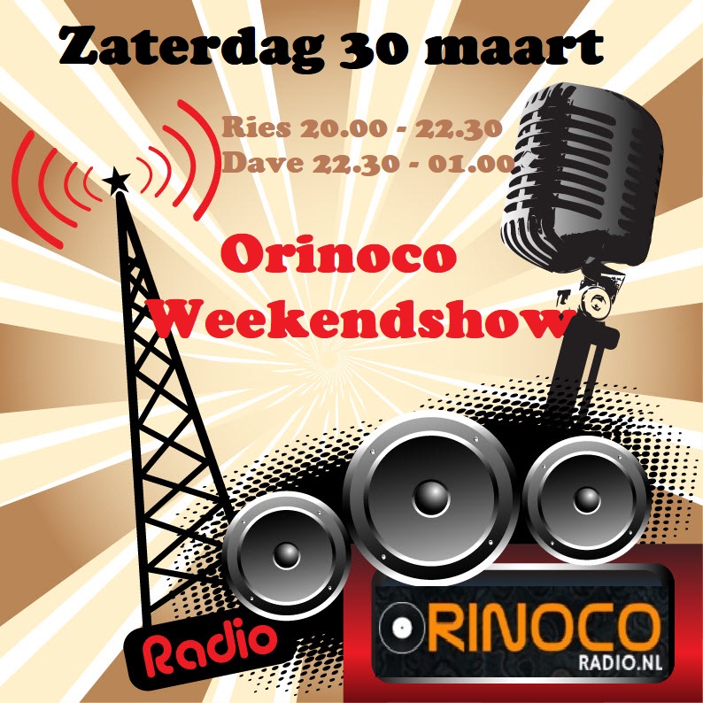 Zat. 30-03: Weekendshow met Ries & Dave Orinoc18