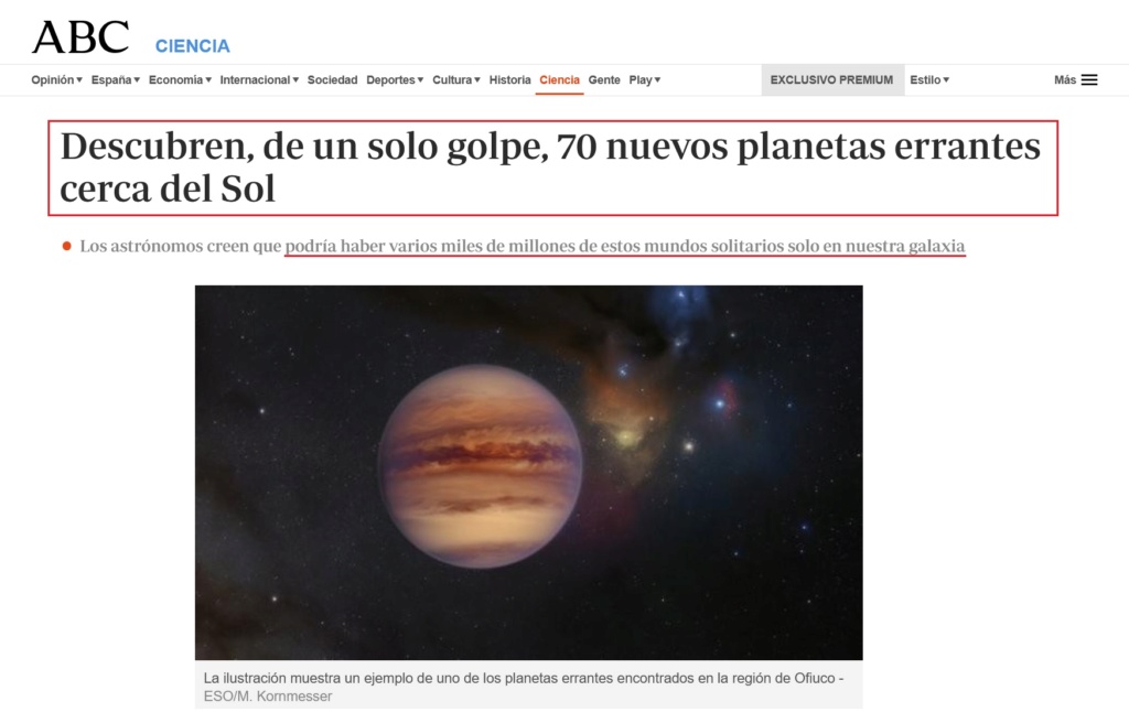 • Descubren 70 nuevos planetas errantes cerca del Sol... Herczl77