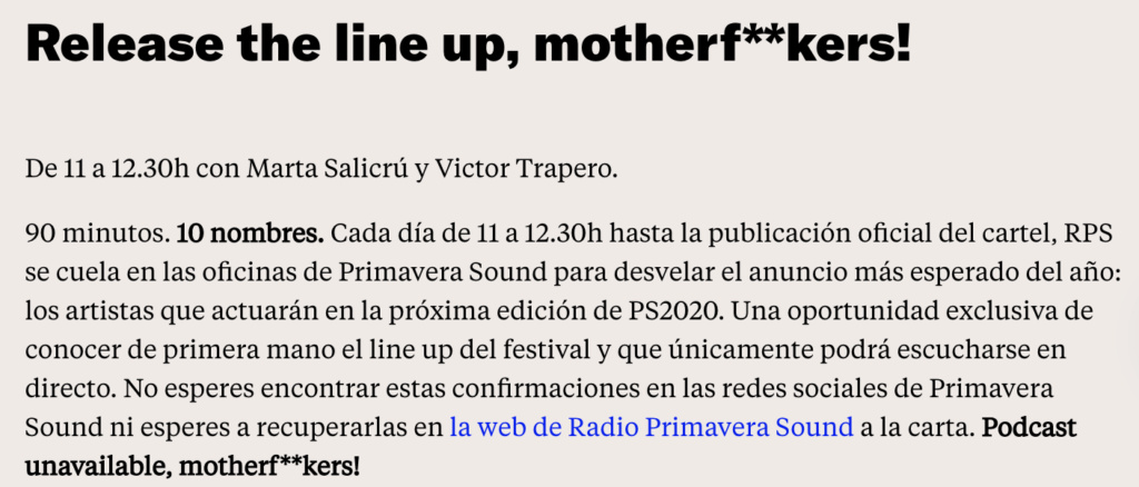 Primavera Sound 2020. Kim Gordon, Mavis Staples, Bikini Kill, Chromatics - Página 20 Captur14