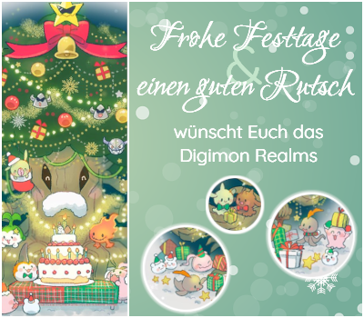 Festtags-Grüße des Digimon Realms Digimo15