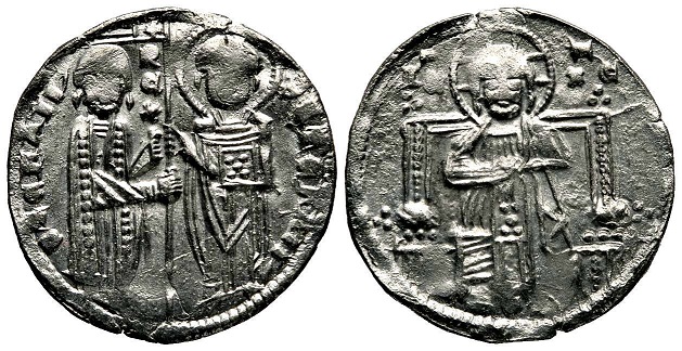 Dinar serbio de Stefan Uros I ( 1276/1282) 3810