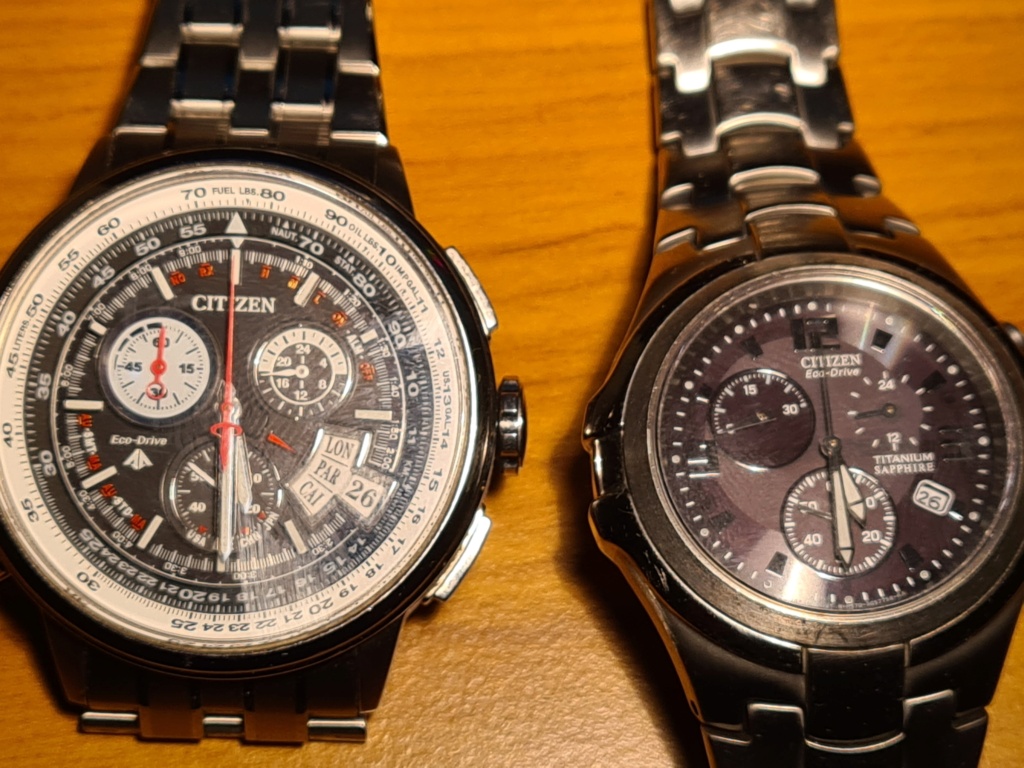Watches.......Not a Rolex but it's still ticking err pulsing Citize10