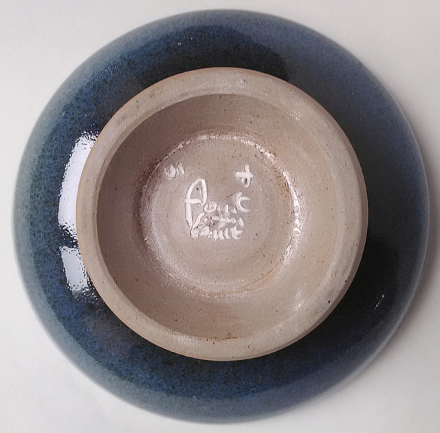 Footed Bowl by Abbaye de Fontgombault, Poitiers France Foret110