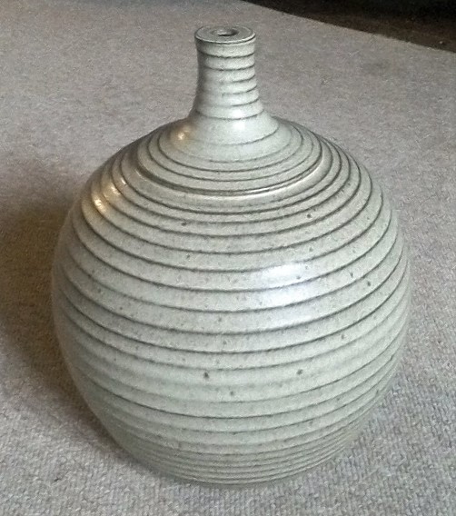 Studio Pottery Lamp base with stamped mark? Lampba10