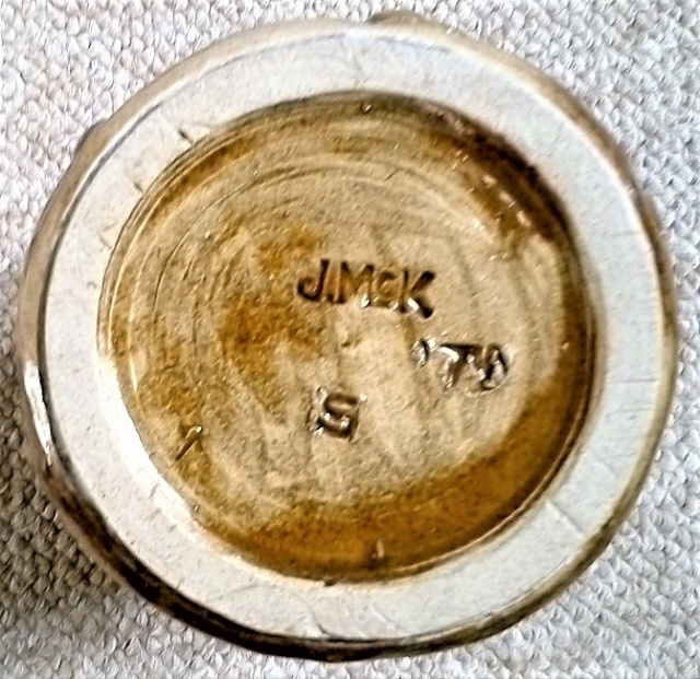 Vase !? Well marked J.McK Mck310