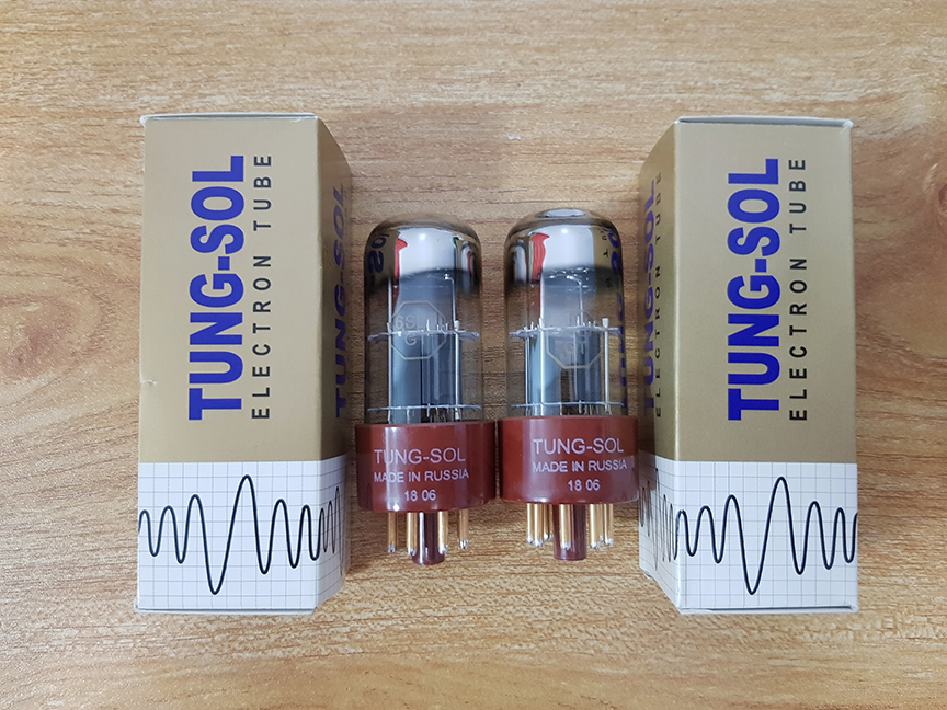New Tung-Sol 6SL7 (Golden Foot) Matched Pair Tubes  Tung-s12