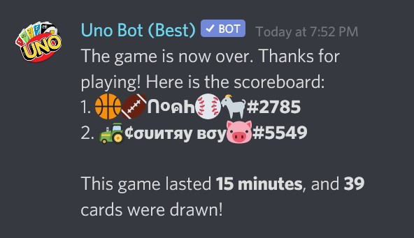 Friday night Uno (bot restored game) Uno_ju10
