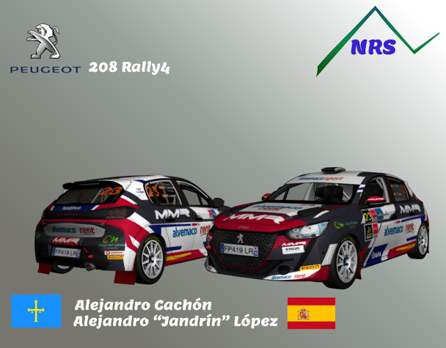Alejandro Cachón - Alejandro López - (Peugeot 208 Rally4) Cachon10