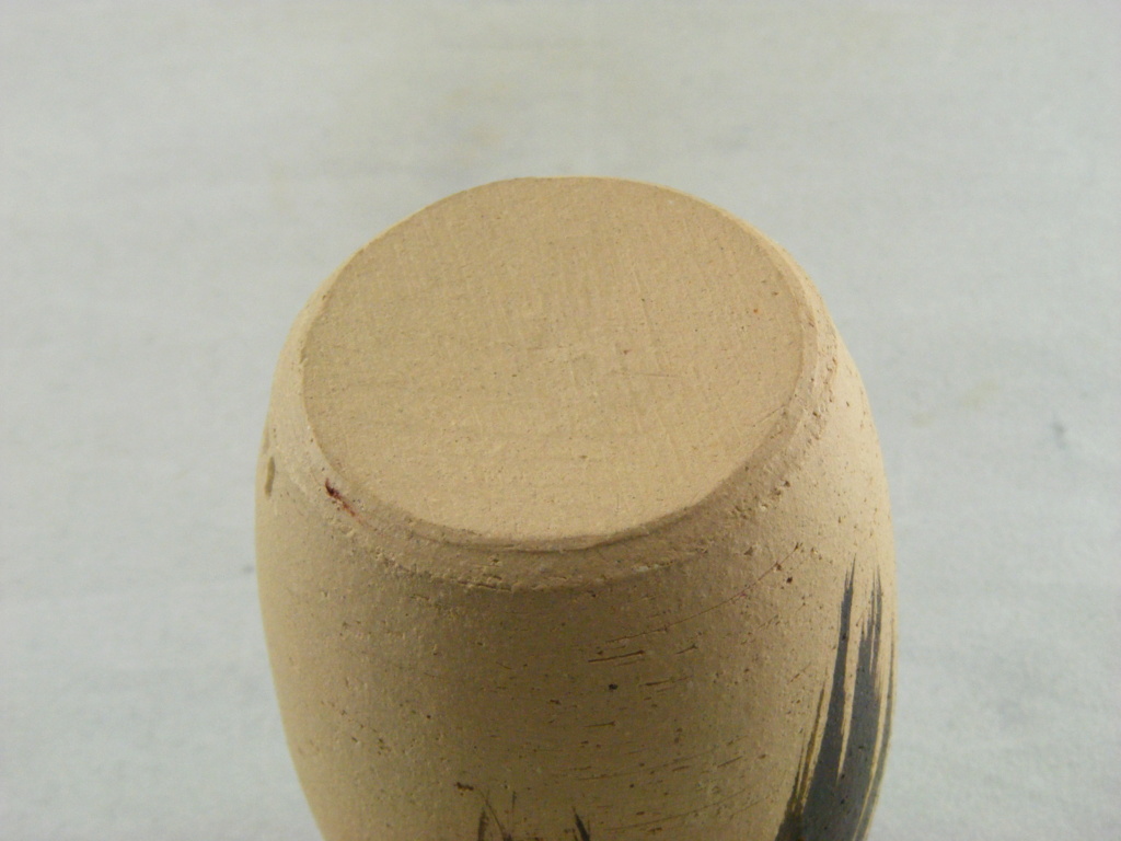 Small Partially Glazed Vase IRS Mark Dscf4012