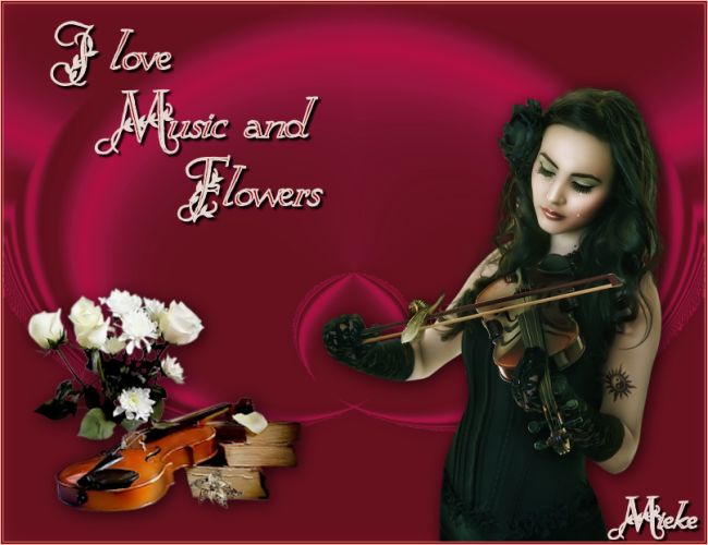 G023 - I love music and flowers [tag] G023_i10