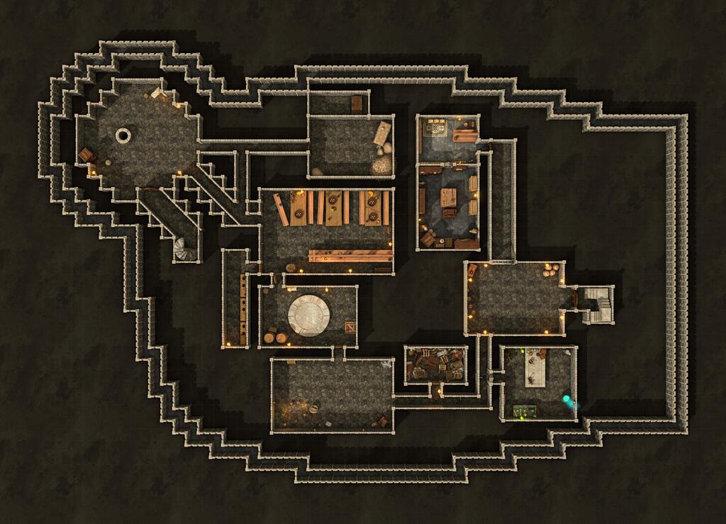 Map Dj de Naheulbeuk - Donjon Alchimist + export roll20 _1_lvl10