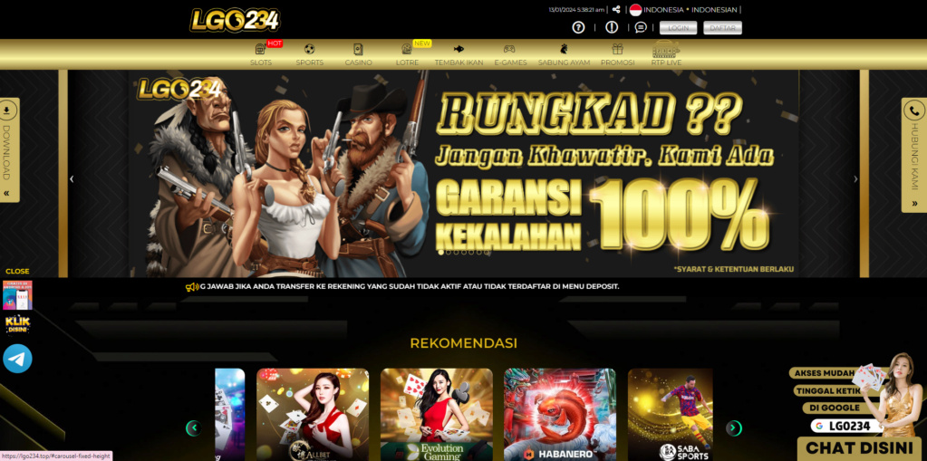 LGO234 - Bandar Judi Online Slot Aman dan Gacor Screen10