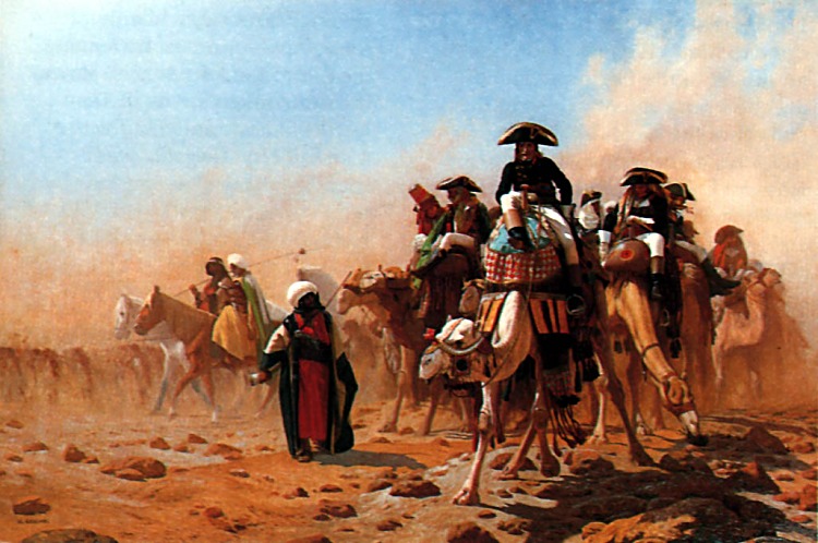Bonaparte en Egypte à dromadaire Bonapa10