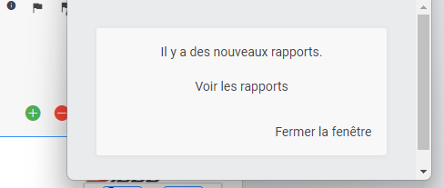 Plus de pop-up de notifications de rapport d'alerte Image187