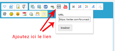 Intégrer du contenu enrichi à partir d'un lien via la balise EMBED Usefa10