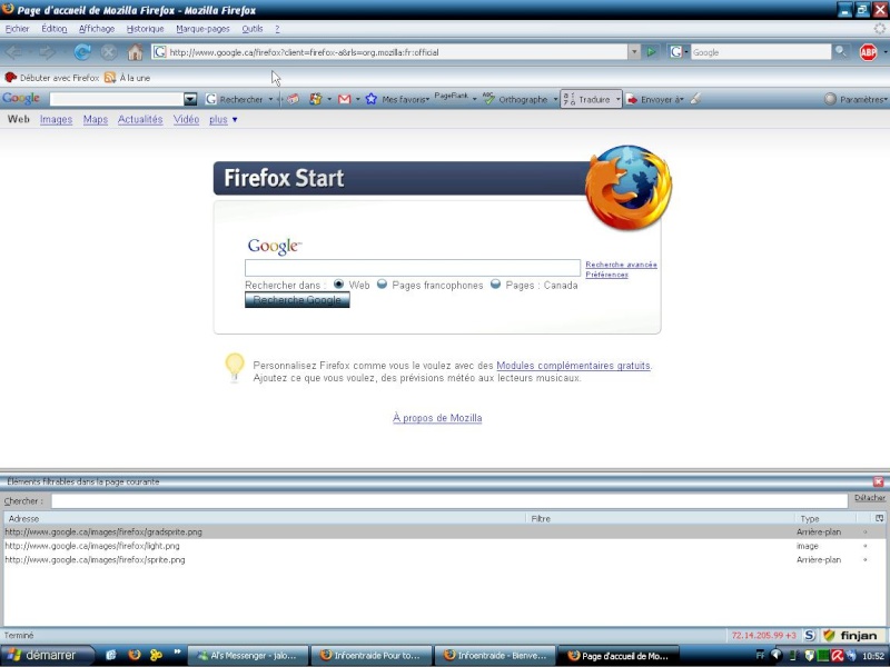 Firefox (ractif) + Addons Firefo12
