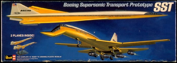 Boeing 2707 SST Supersonic Clipper  [Revell] 1/200  (VINTAGE) Rev_b210