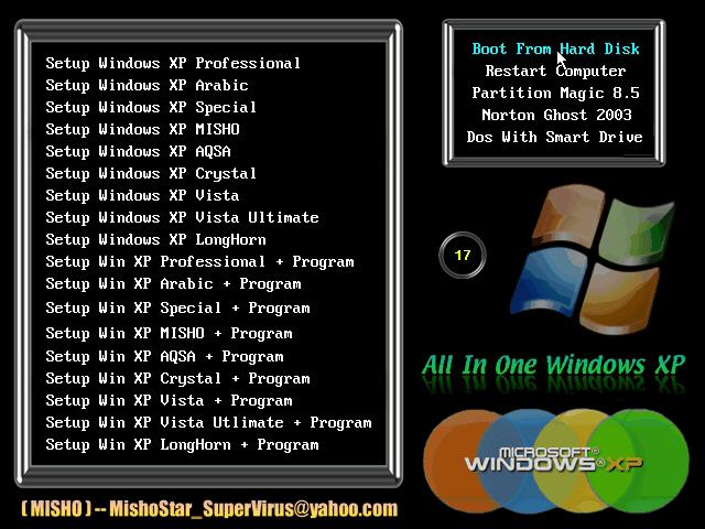 18   cd All In One Windows XP 1281010